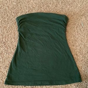 Dark green tube top